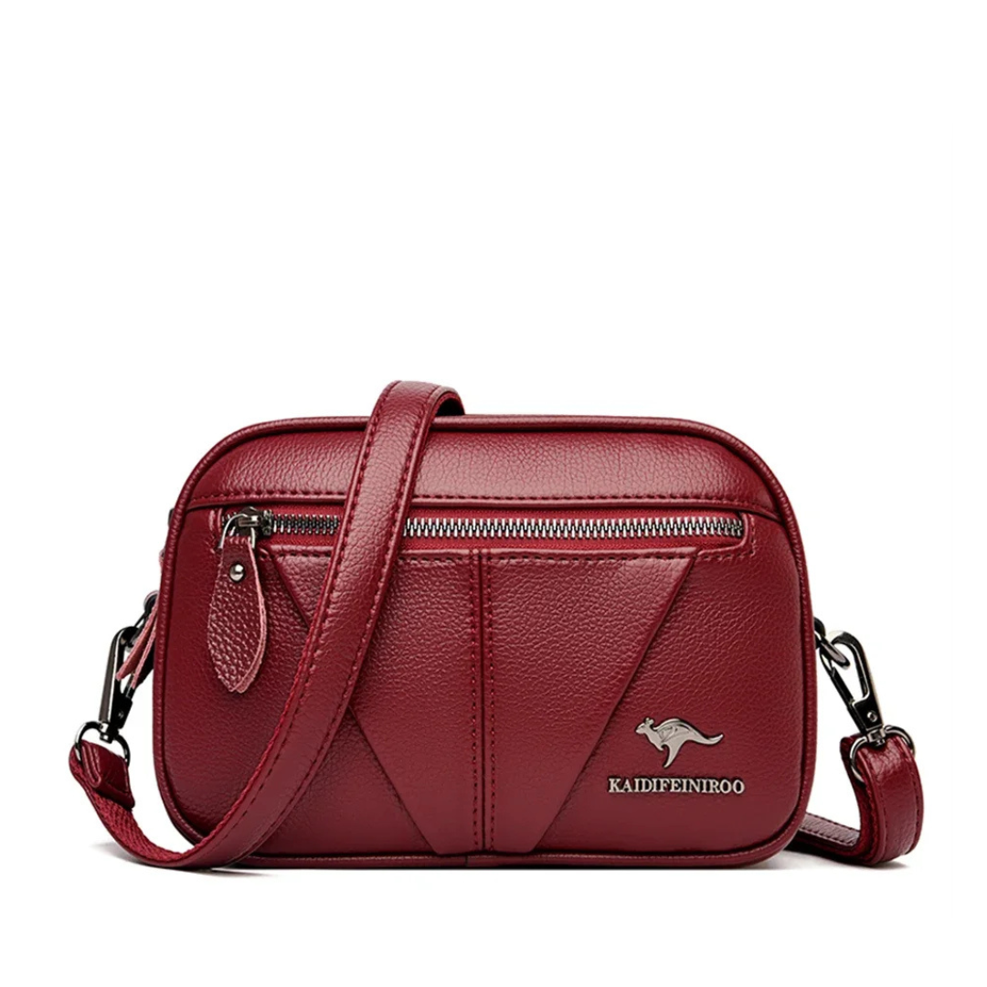 Stadswandel Crossbody Bordeaux