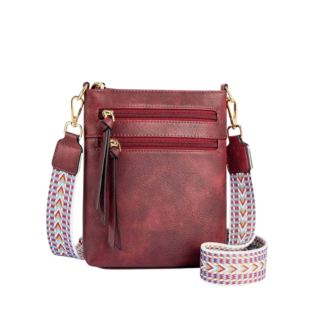Stijlvolle Crossbody Bordeaux