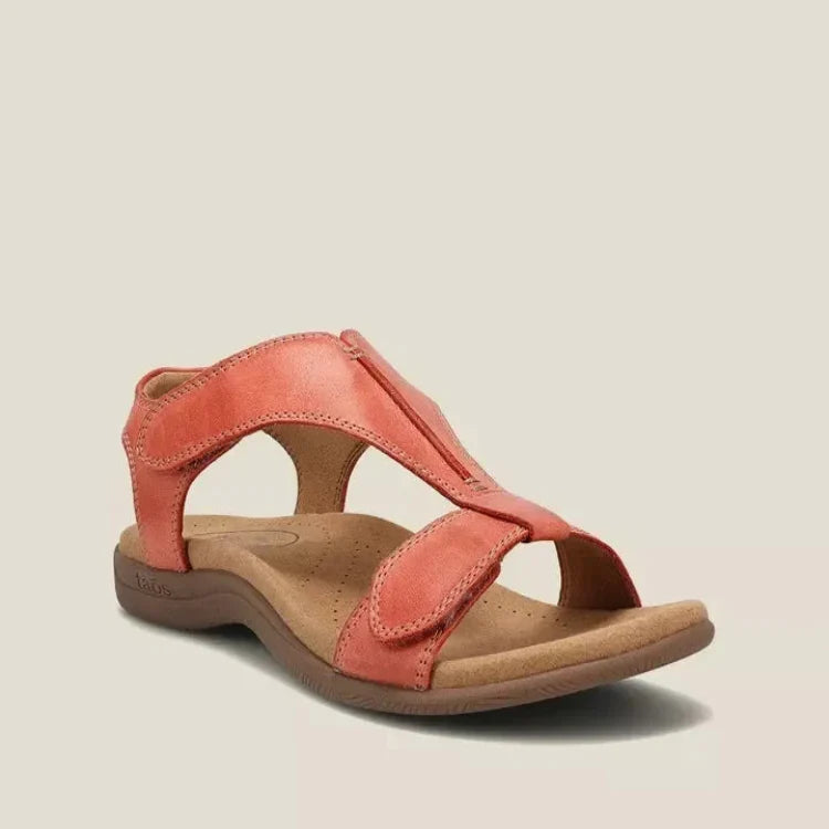 Finola | Elegante Orthopedische Sandalen Rood