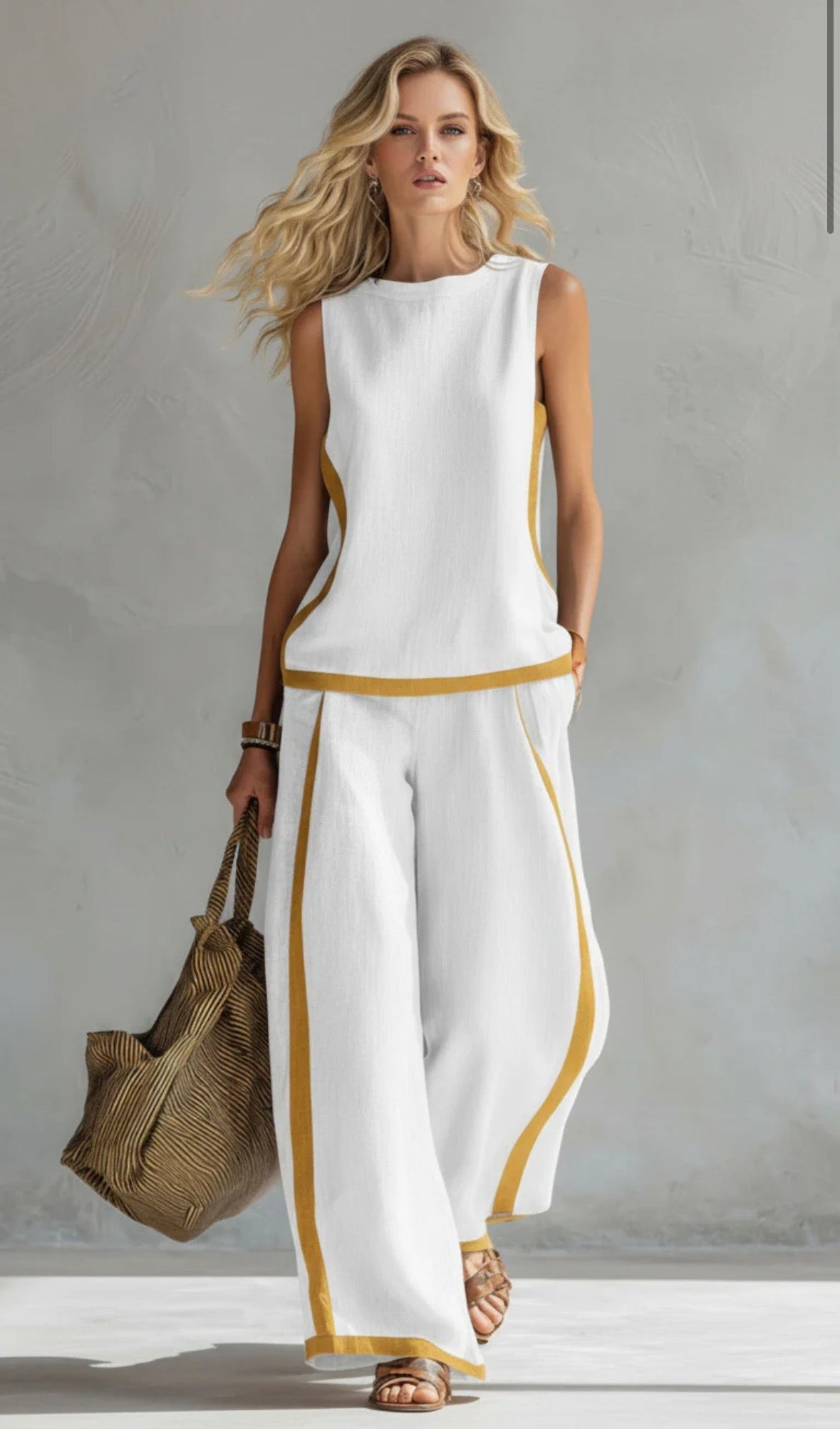 Leila™ | Elegante Twee-delige Set Wit