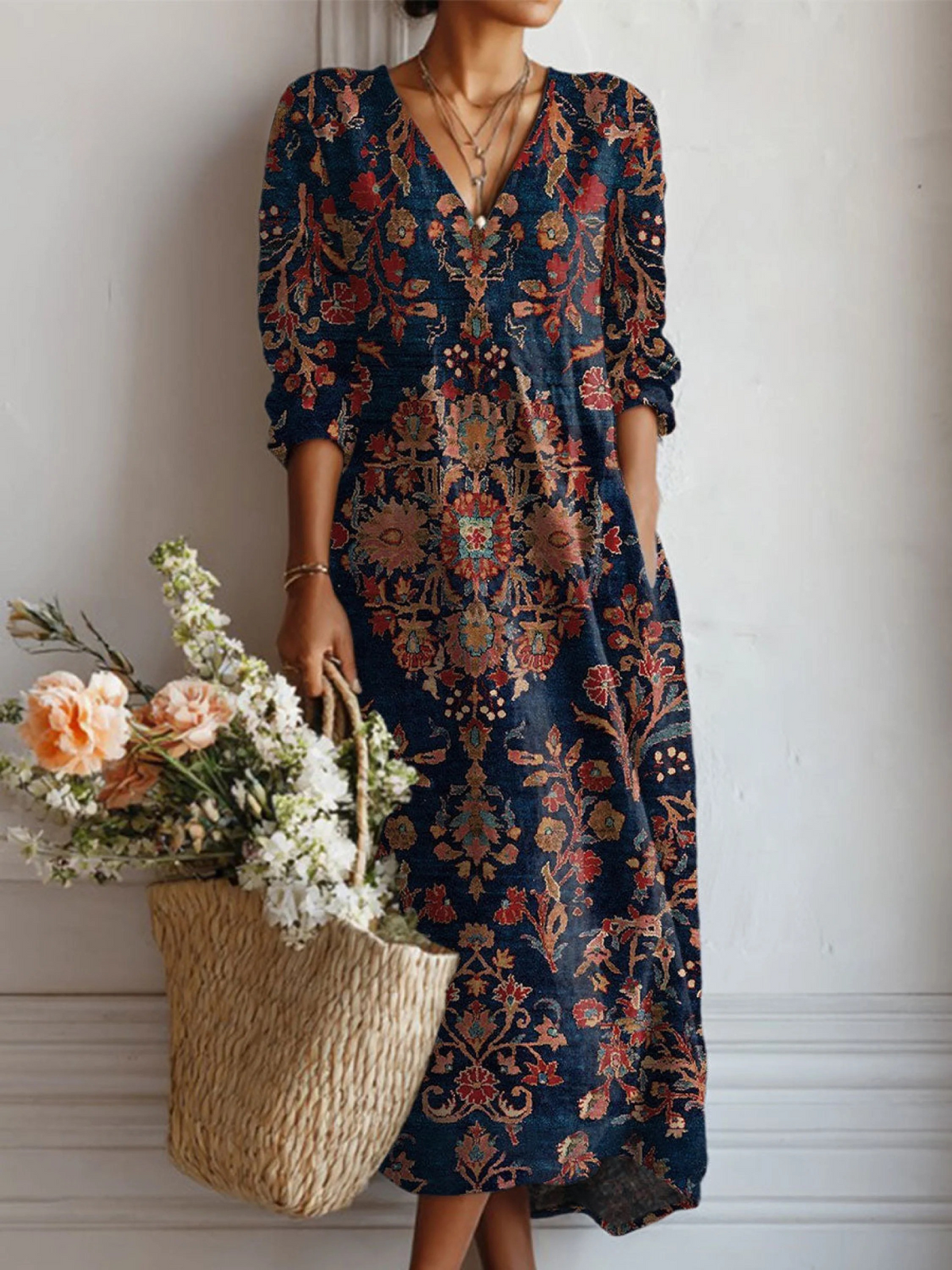 Alessia™ | Dagelijkse Comfortjurk 4XL