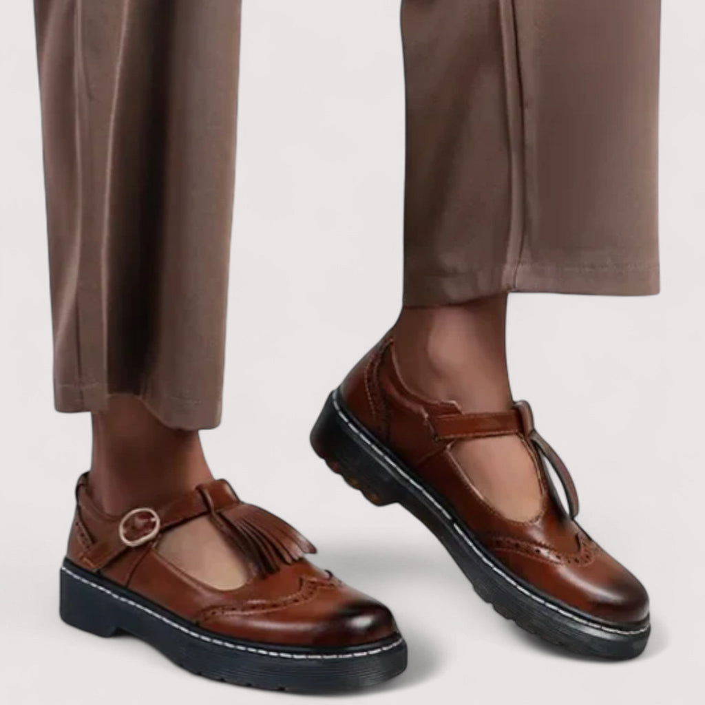 Sofia | Elegante Comfort Hakken Bruin