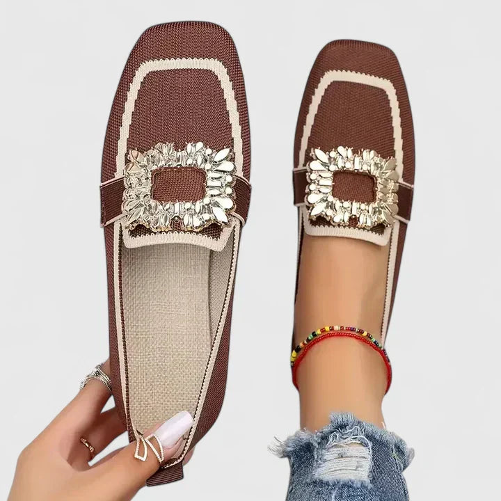 Maylora | Orthopedische Slippers Bruin