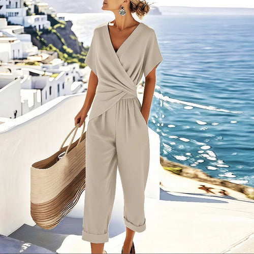 Colleen™ | Elegante Twee-delige Set Abrikoos