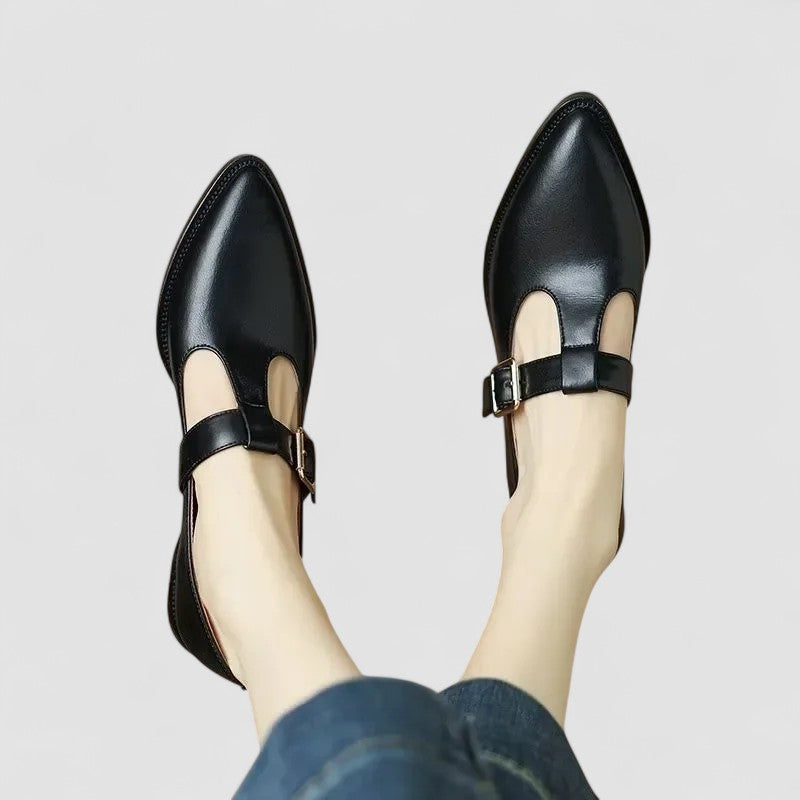 Maria | Orthopedische Mary Jane Schoenen Zwart