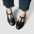 Camila | Orthopedische Mary Jane schoenen met lage hak Zwart