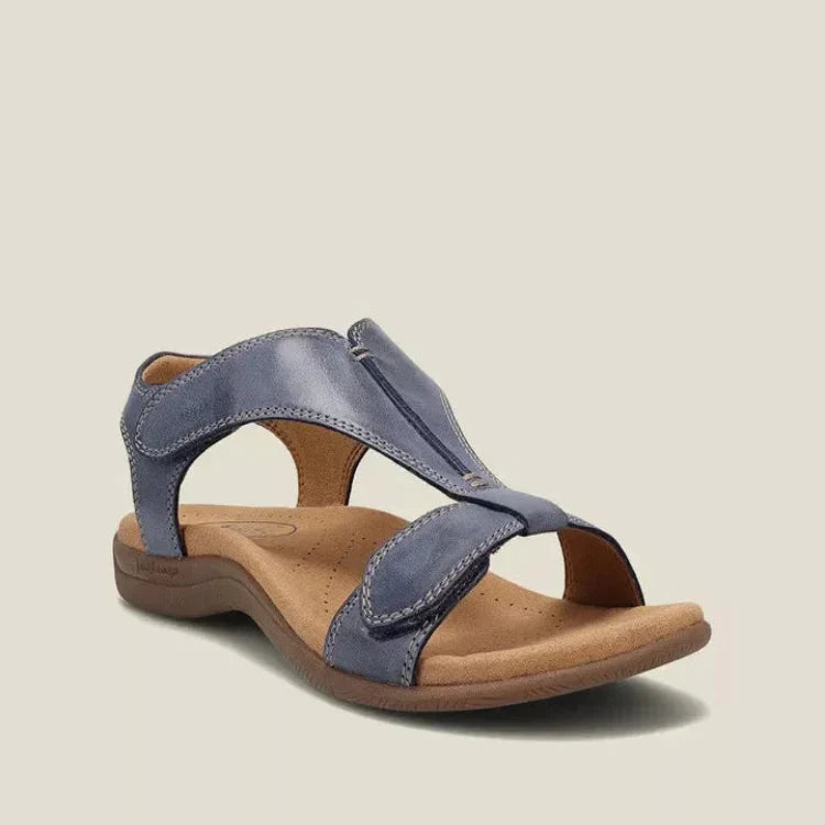 Finola | Elegante Orthopedische Sandalen Marineblauw