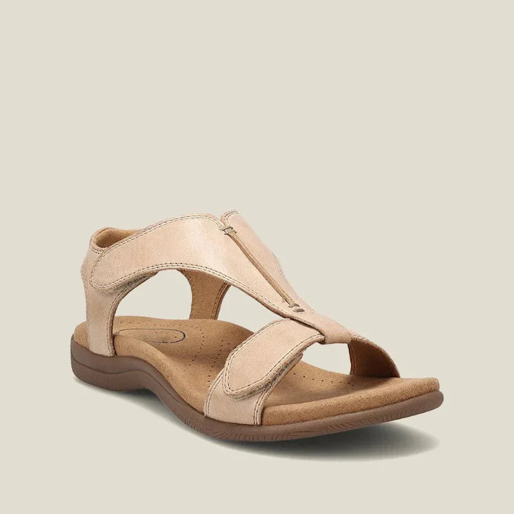 Finola | Elegante Orthopedische Sandalen Beige