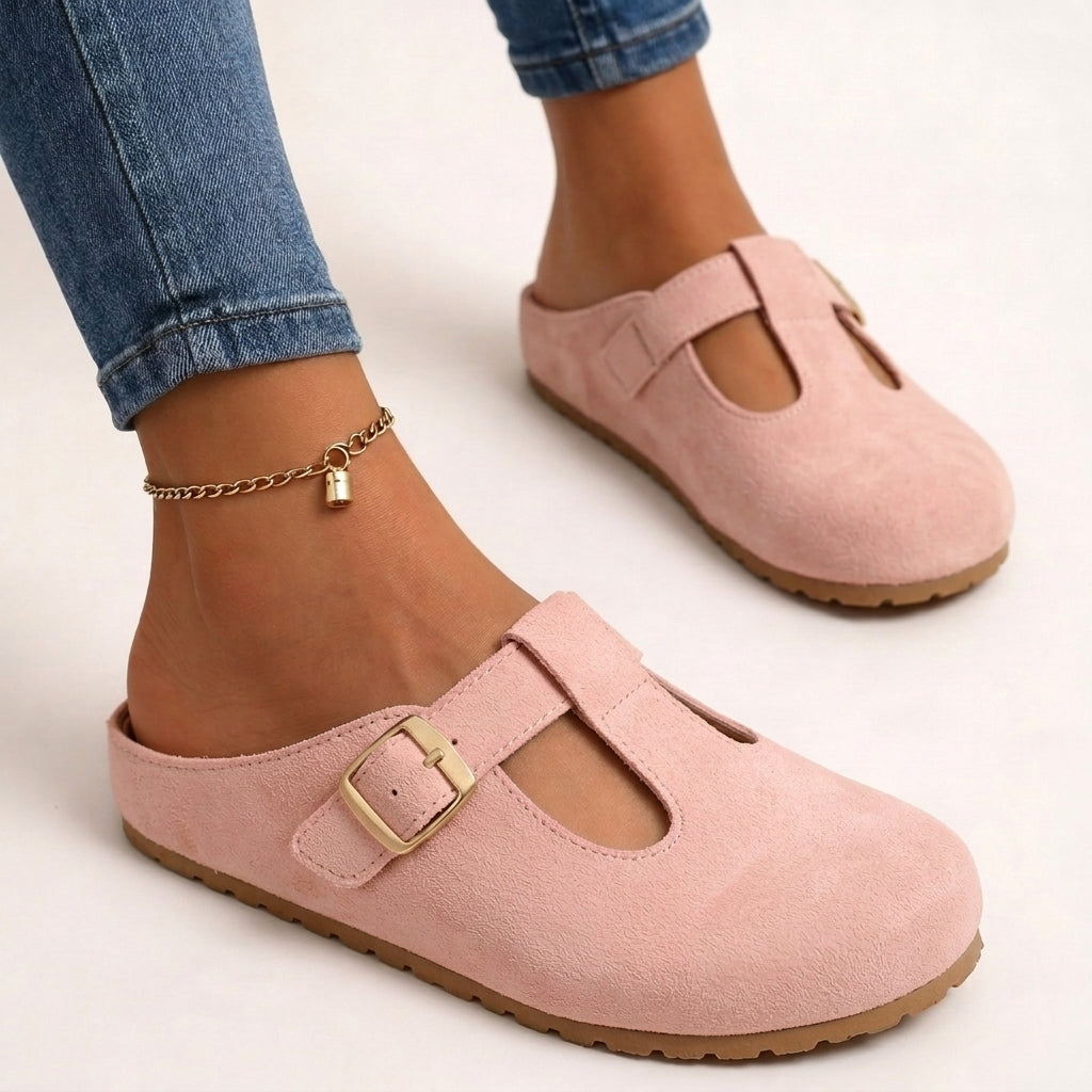 Sorina | Comfortabele Klompen Roze