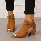 Paulina | Sandalen met Hak Bruin