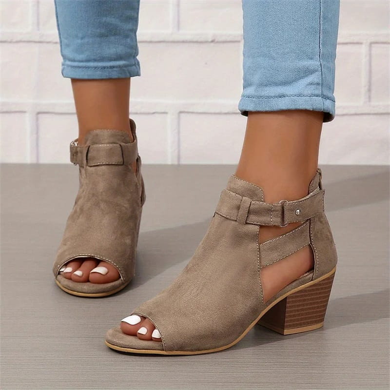 Paulina | Sandalen met Hak Beige