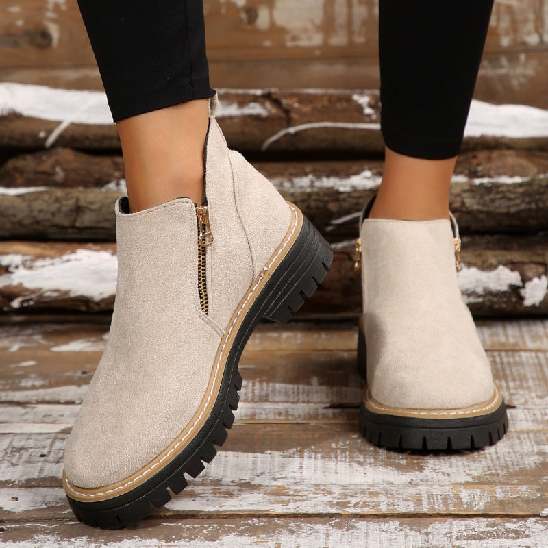 Solena | Orthopedische Laarzen Beige